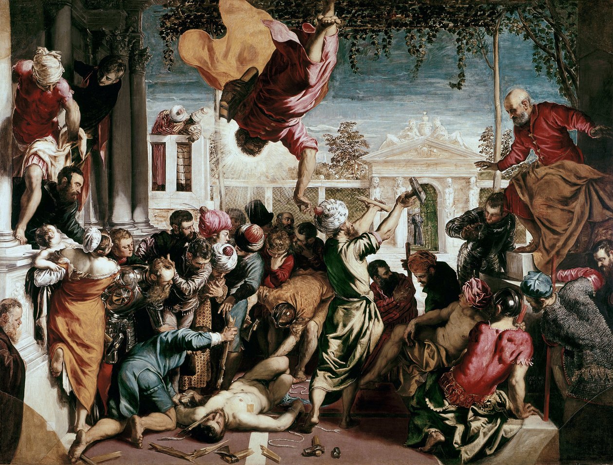 The Miracle of St. Mark Freeing a Slave, 1548 by Jacopo Robusti Tintoretto