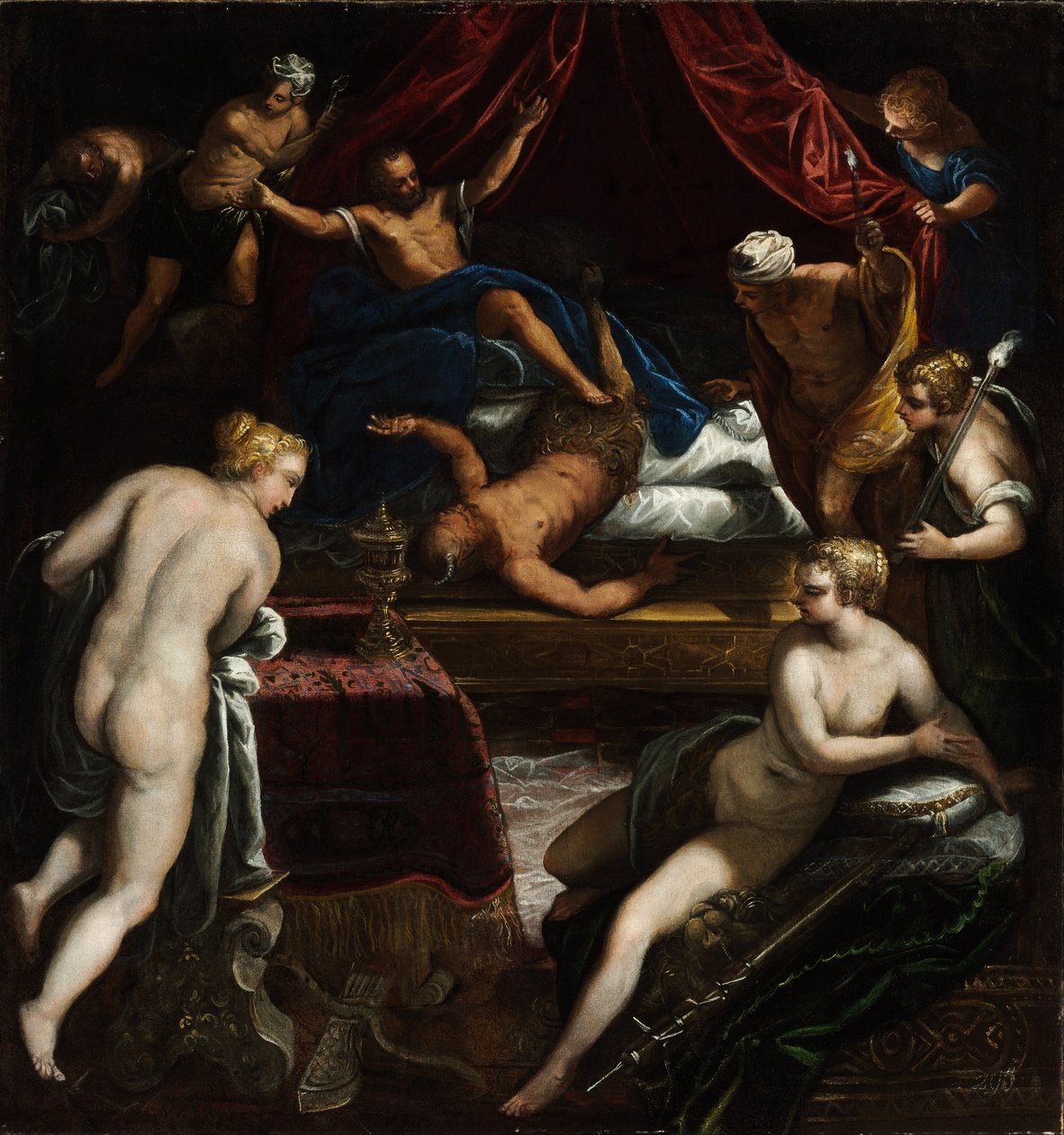 Hercules Expelling the Faun from Omphale