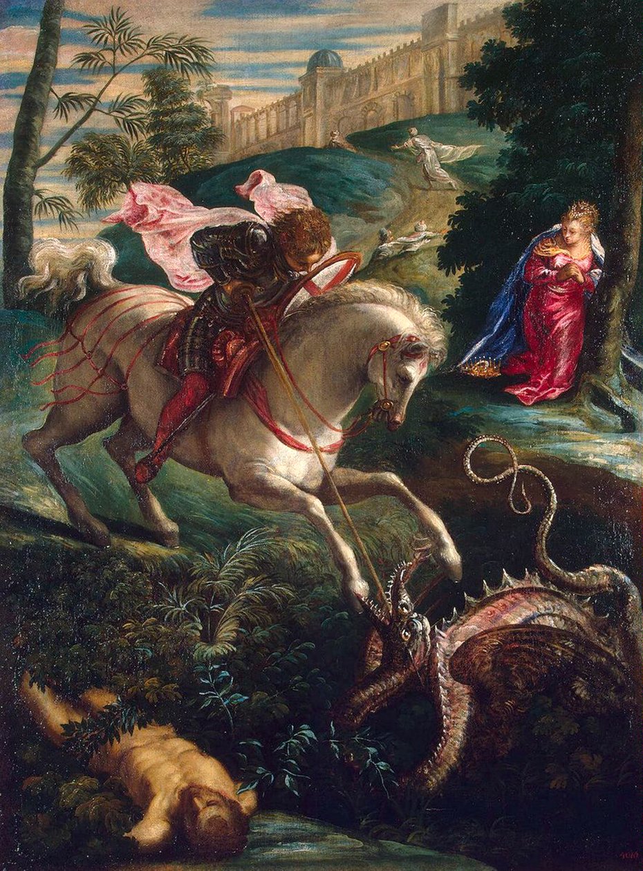 Saint George and the Dragon by Jacopo Tintoretto