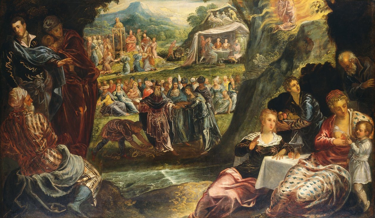 The Worship of the Golden Calf, c. 1594 by Jacopo Tintoretto