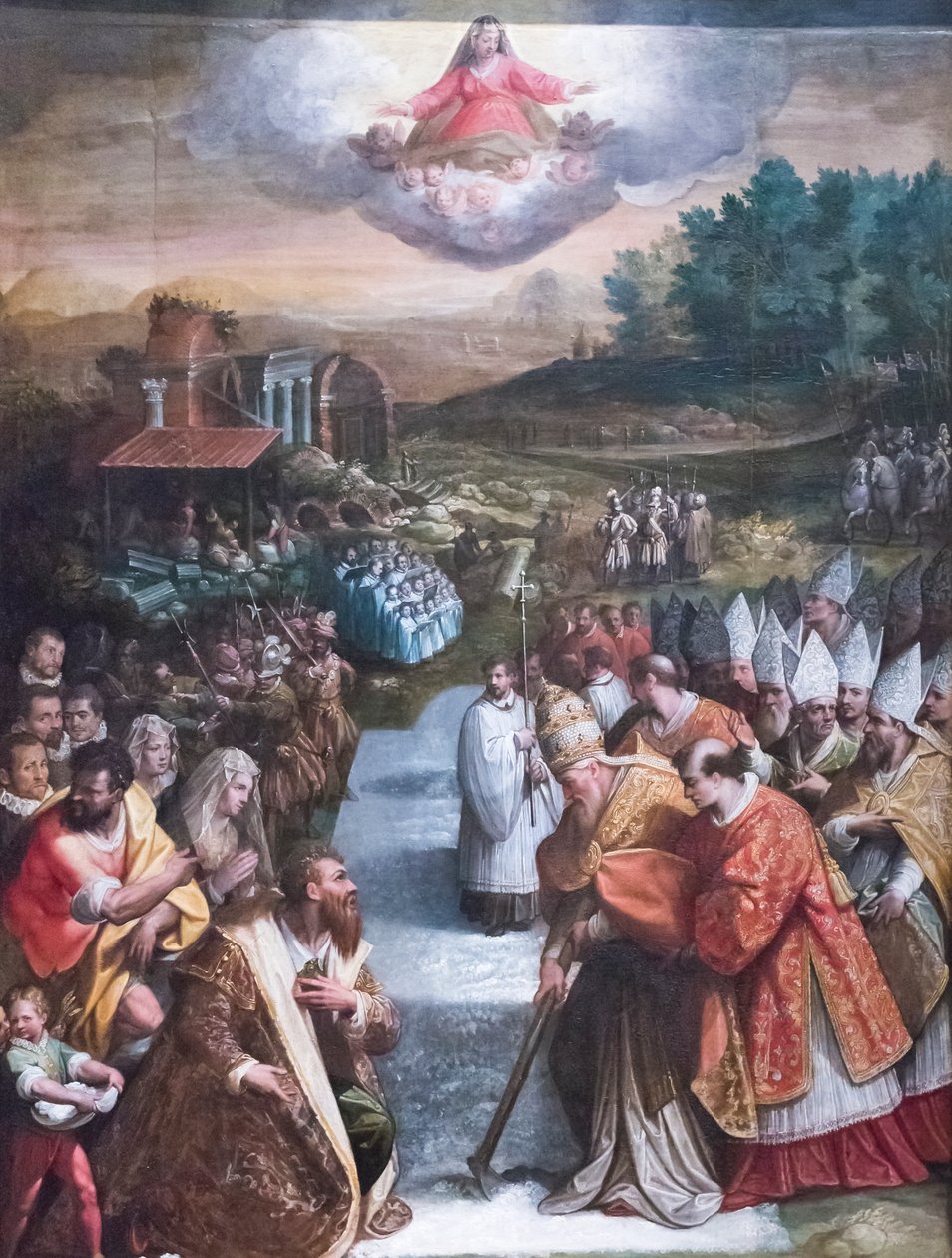 The Miracle of the Snow by Jacopo Zucchi