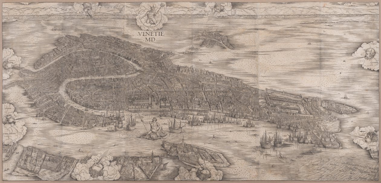 View of Venice by Jacopo de
