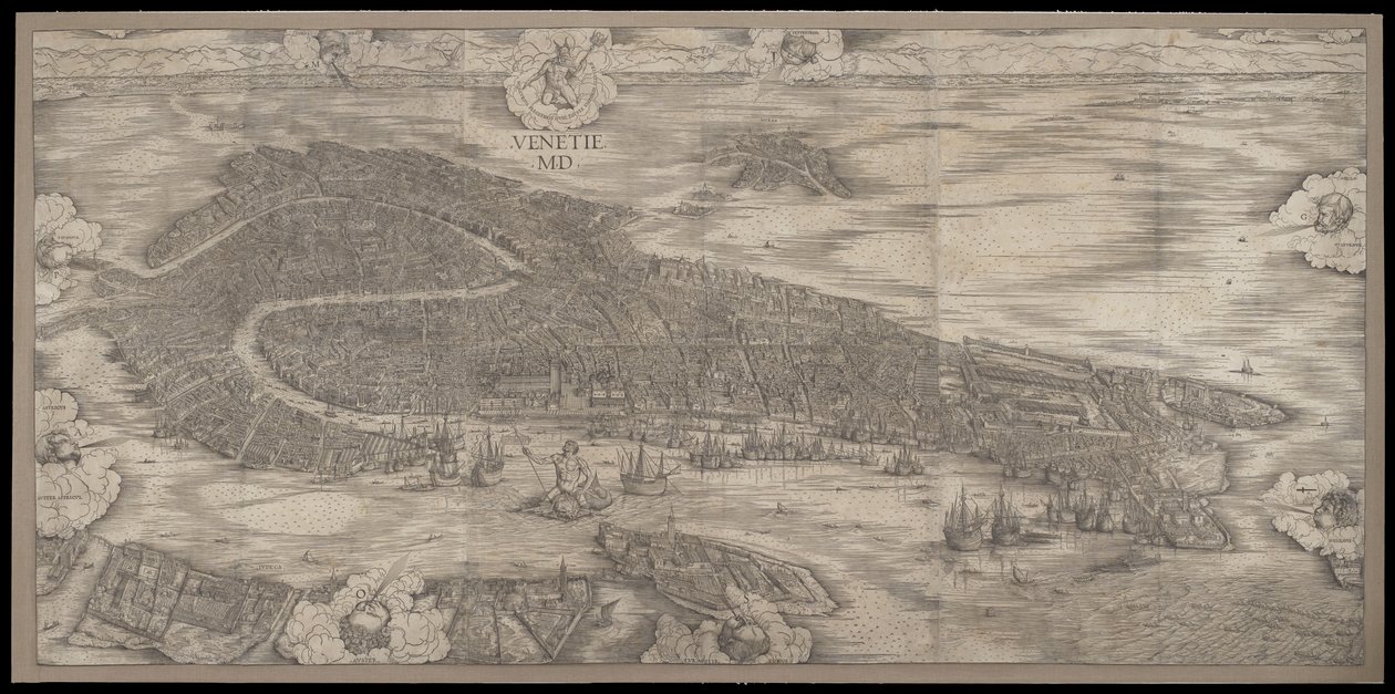 View of Venice by Jacopo de Barbari