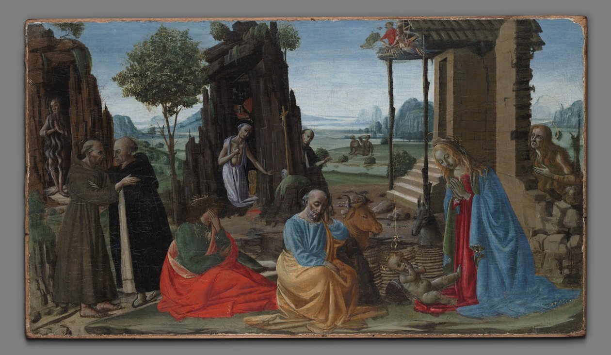 The Mystical Nativity by Jacopo del Sellaio