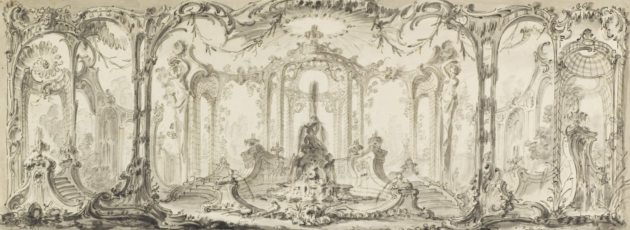 Design for an Ornamental Decoration by Jacques de Lajoüe
