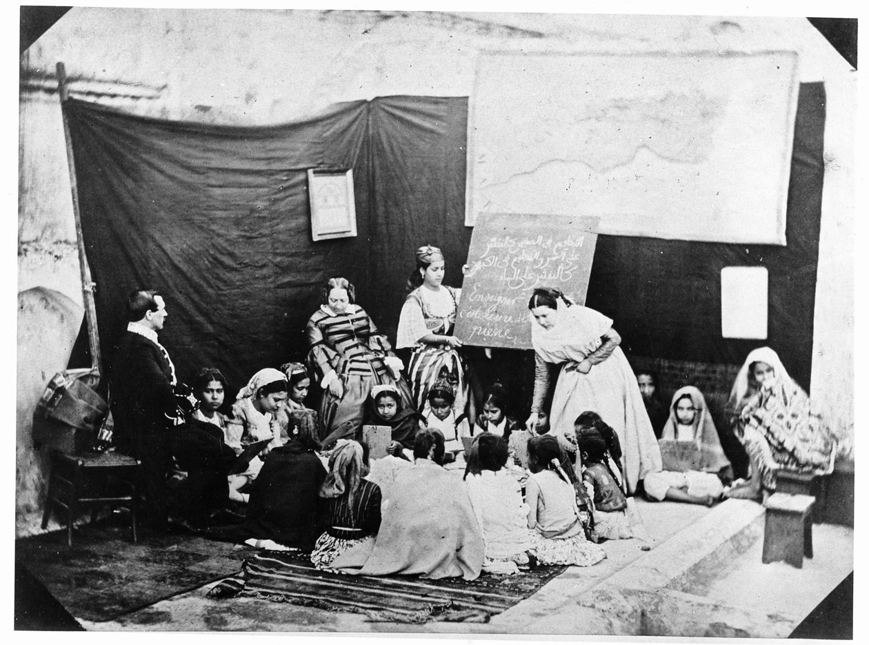 School for Young Girls Taught by Madame Luce, Algiers by Jacques Antoine Moulin