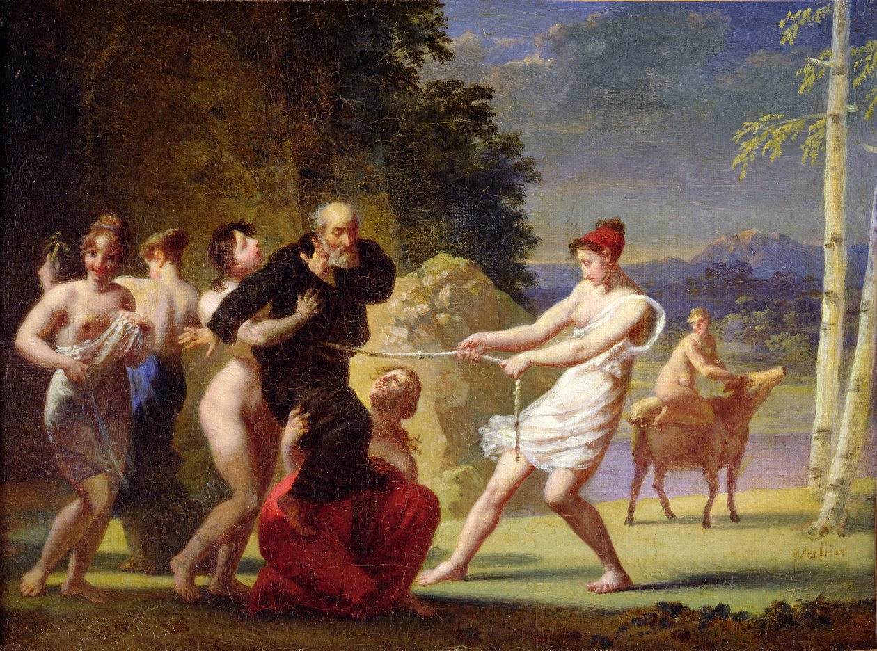 The Temptation of St. Anthony by Jacques Antoine Vallin