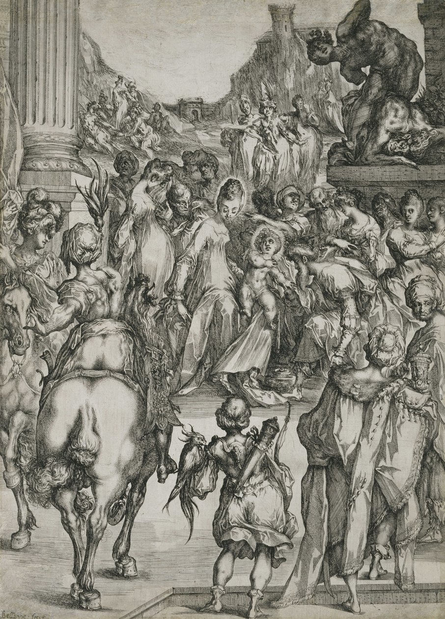 The Adoration of the Magi by Jacques Bellange