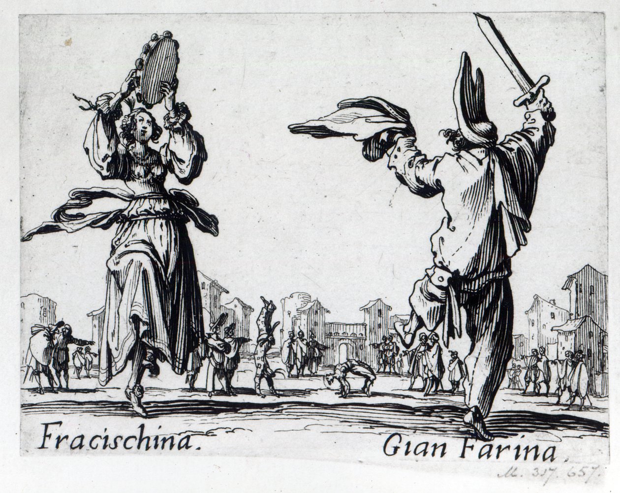 Balli de Sfessania by Jacques Callot