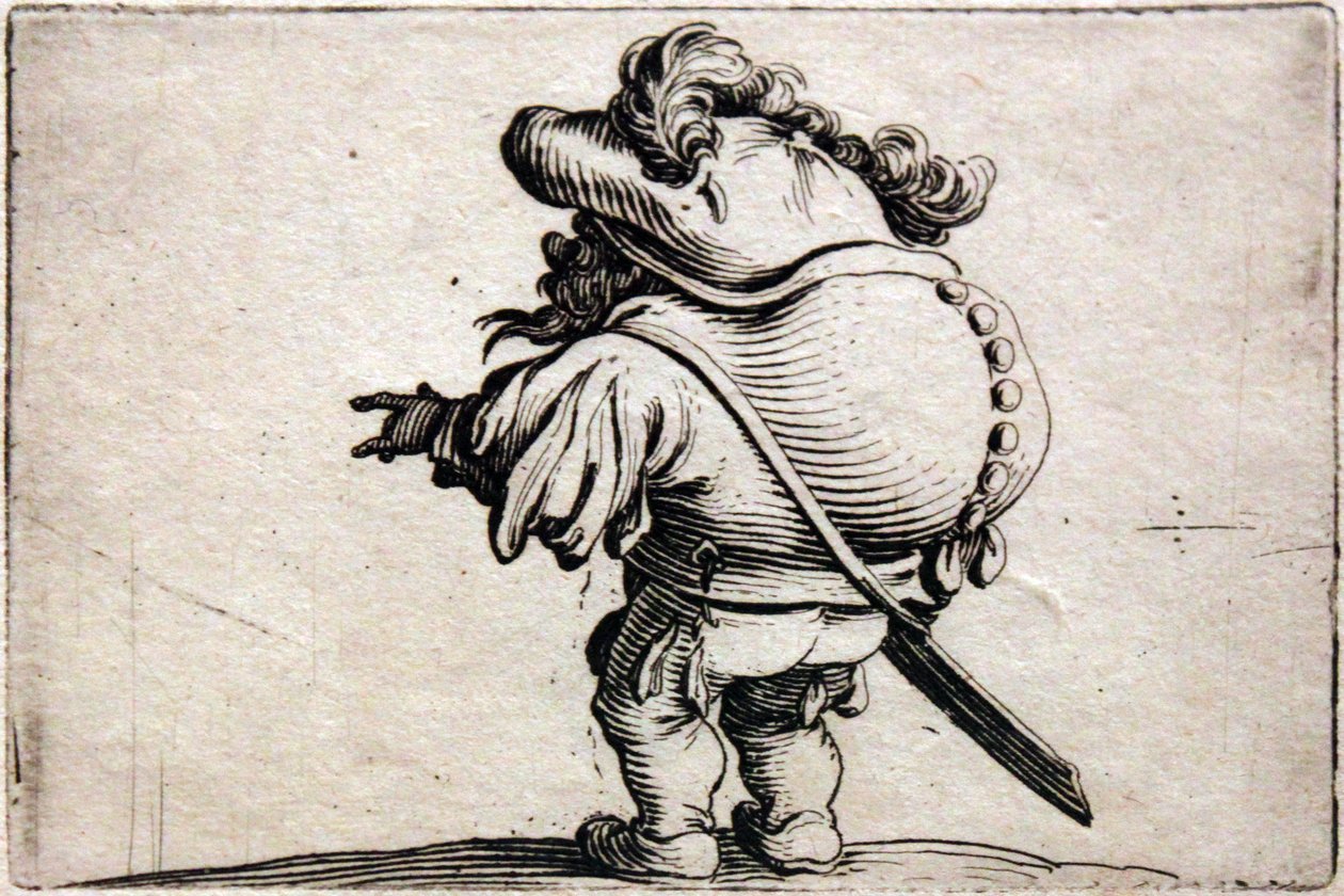Various Hunchbacked Figures by Jacques Callot