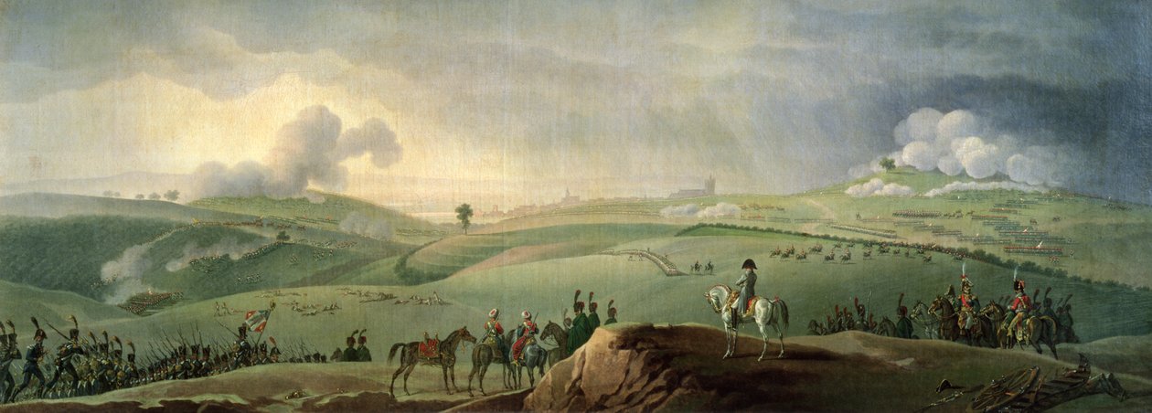Napoleon I Observing the Battle of Austerlitz, 2nd December 1805 by Jacques Francois Joseph Swebach