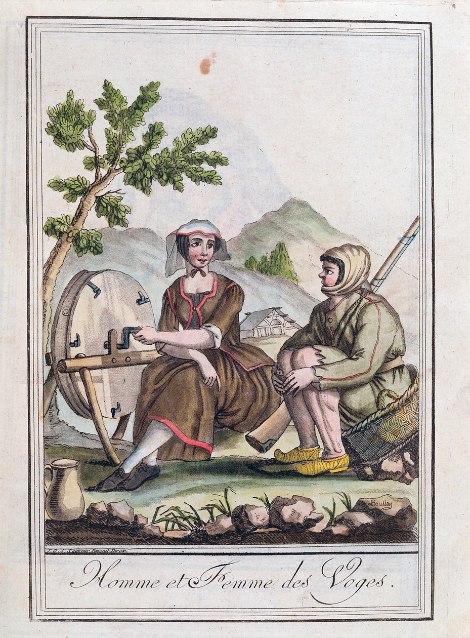 A Man and Woman from the Vosges, from the 