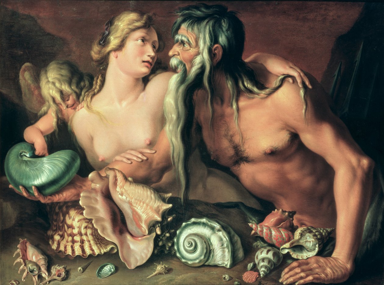 Neptune and Amphitrite by Jacques II de Gheyn