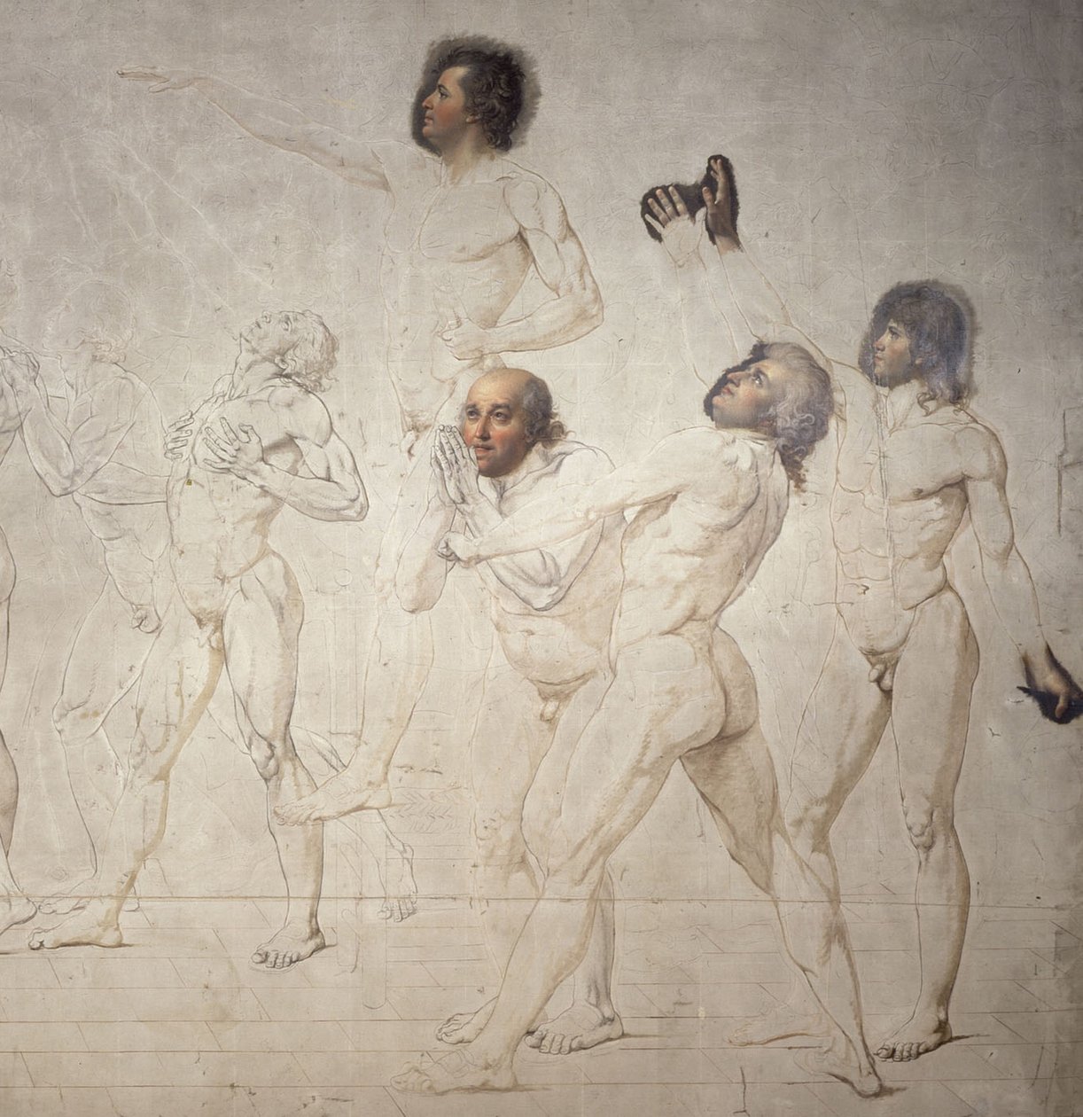 The Tennis Court Oath by Jacques Louis David