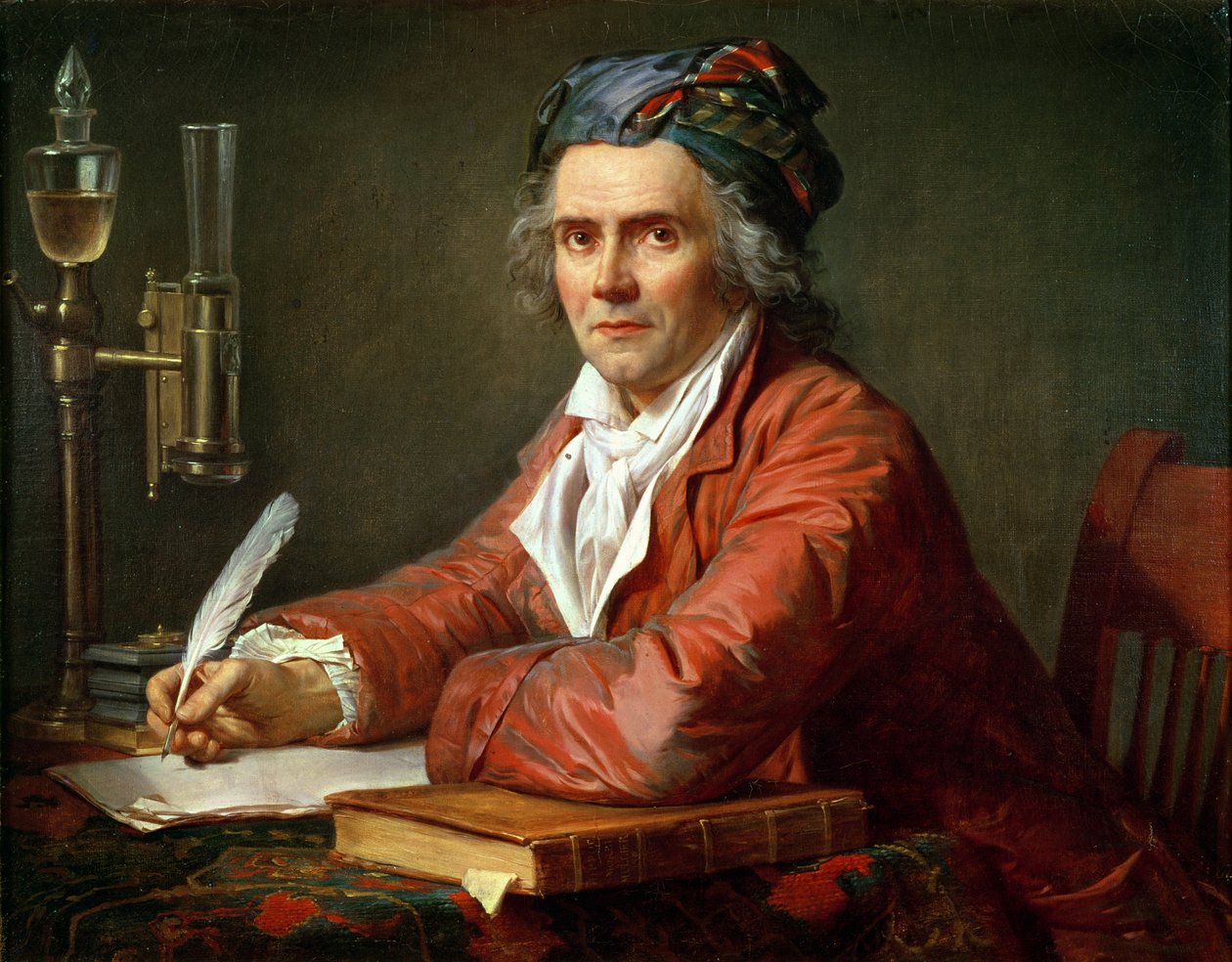 Portrait of Alphonse Leroy, 1783 by Jacques Louis David