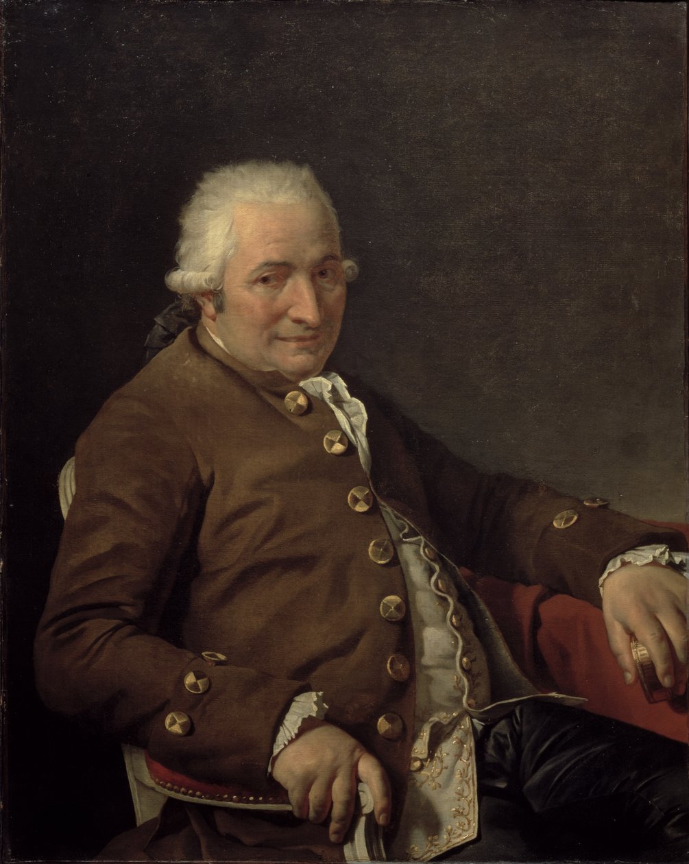 Portrait of Charles-Pierre Pecoul, 1784 by Jacques Louis David
