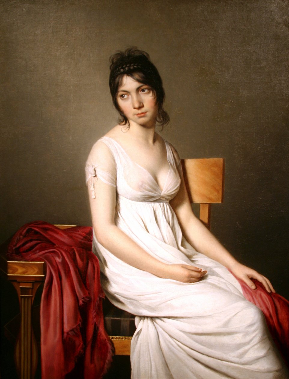 Portrait of a Young Woman in White by Jacques Louis David