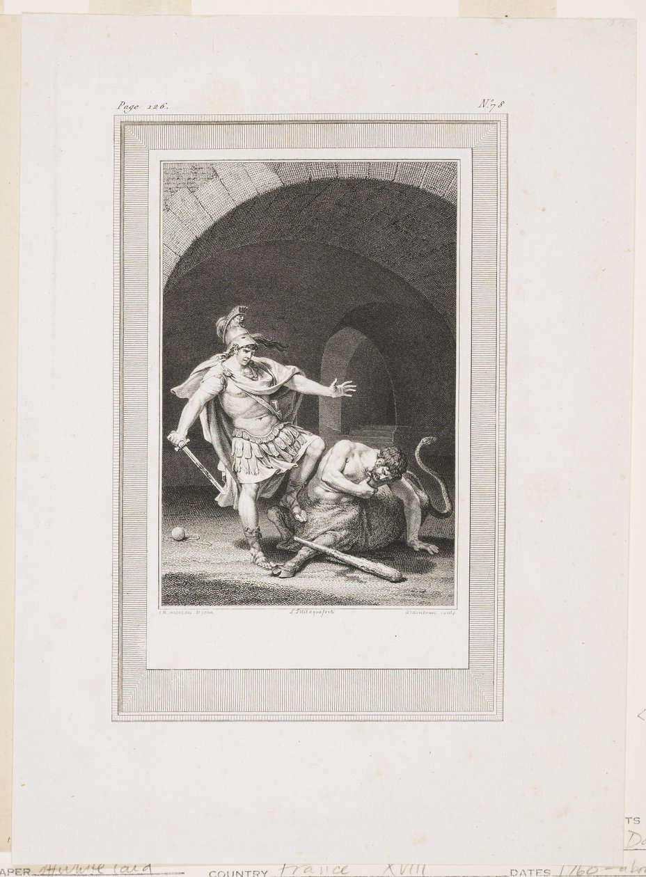 Vignette from the Metamorphoses of Ovid by Jacques Louis Petit