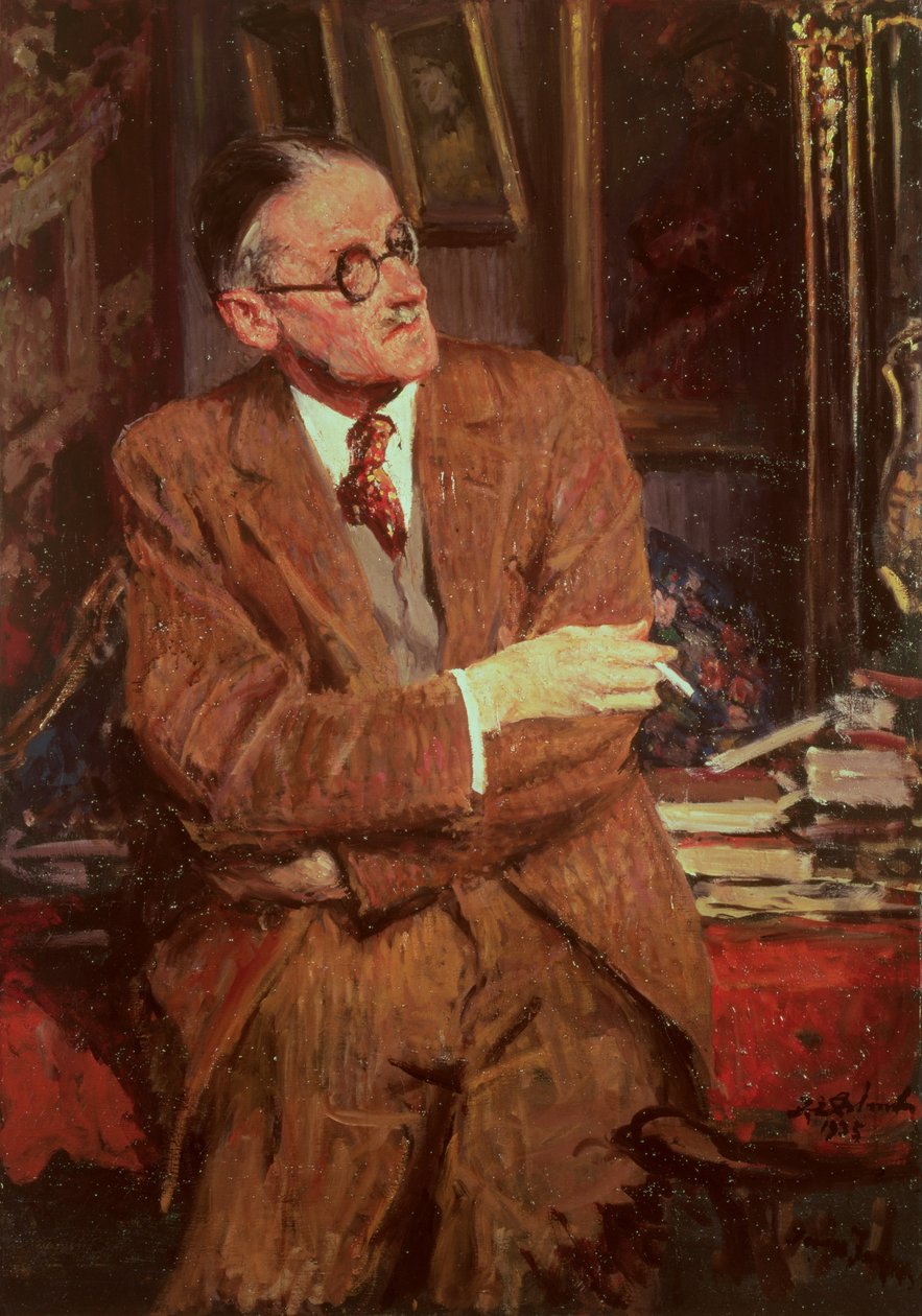 Portrait of James Joyce, 1935 by Jacques Emile Blanche