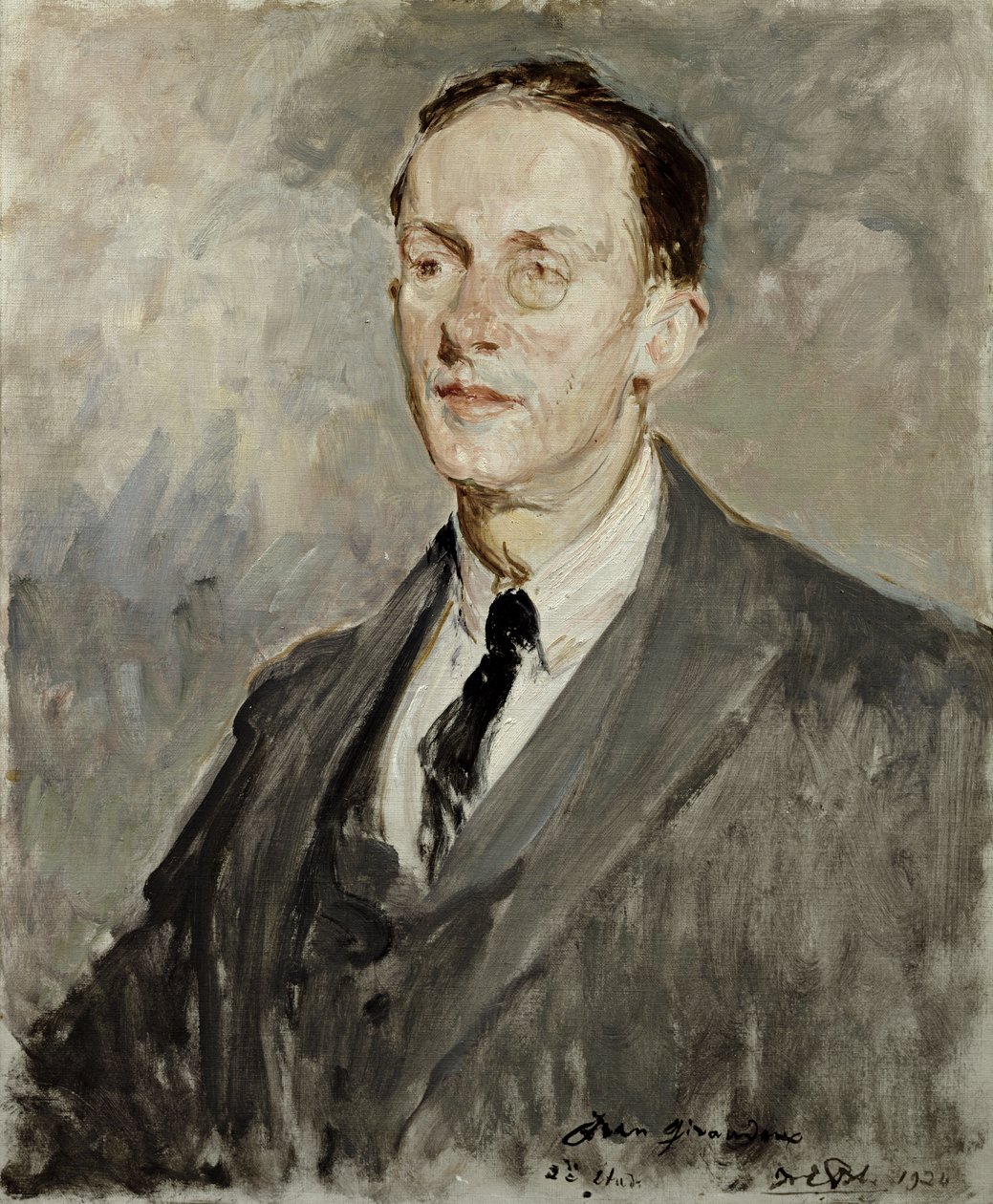 Portrait of Jean Giraudoux by Jacques Emile Blanche