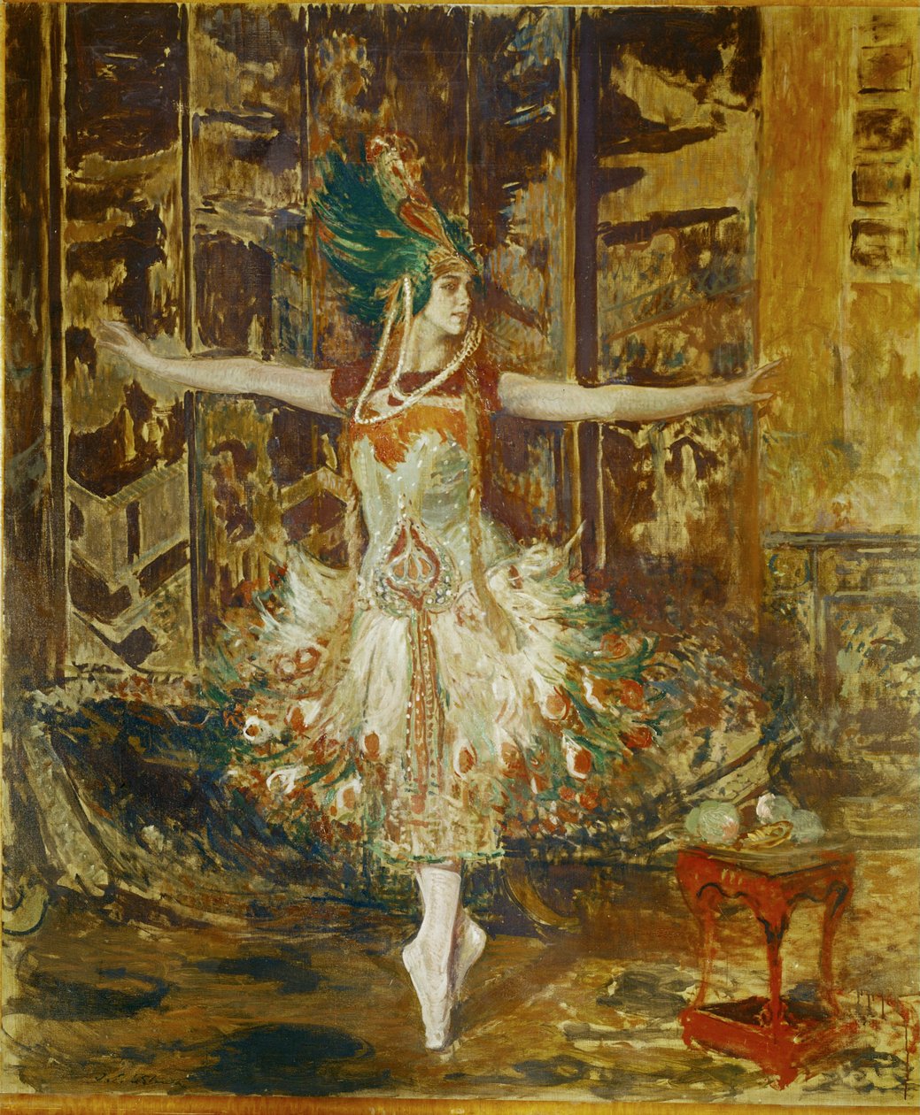 Tamara Karsavina dancing in L