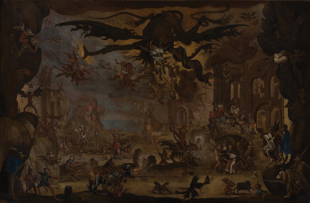 The Temptation of Saint Anthony by Jacques (after) Callot