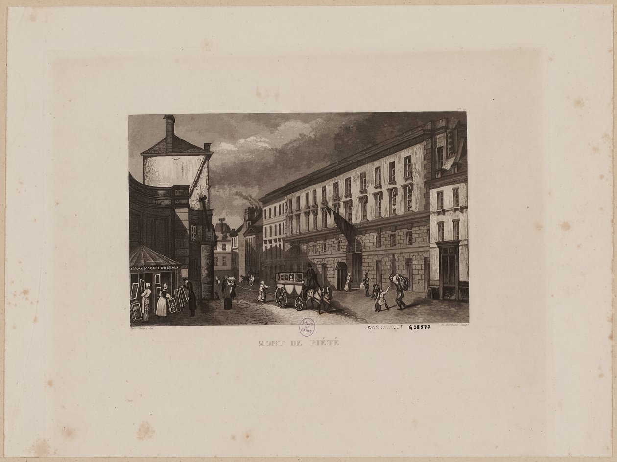Mont de Piété by Jacques Alphonse (after) Testard