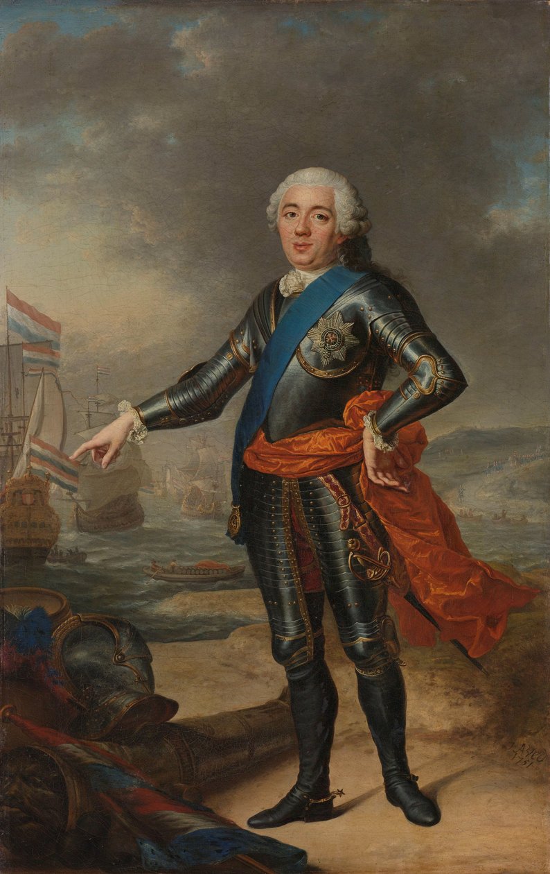 Portrait of William IV, Prince of Orange-Nassau by Jacques André Joseph Aved