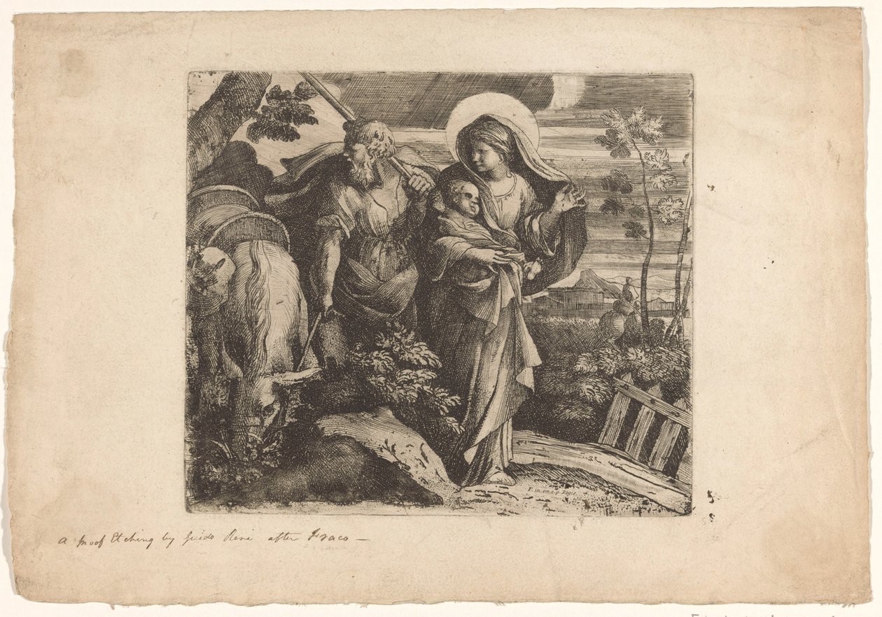 Flight into Egypt by Jacques Antoine Friquet de Vauroze