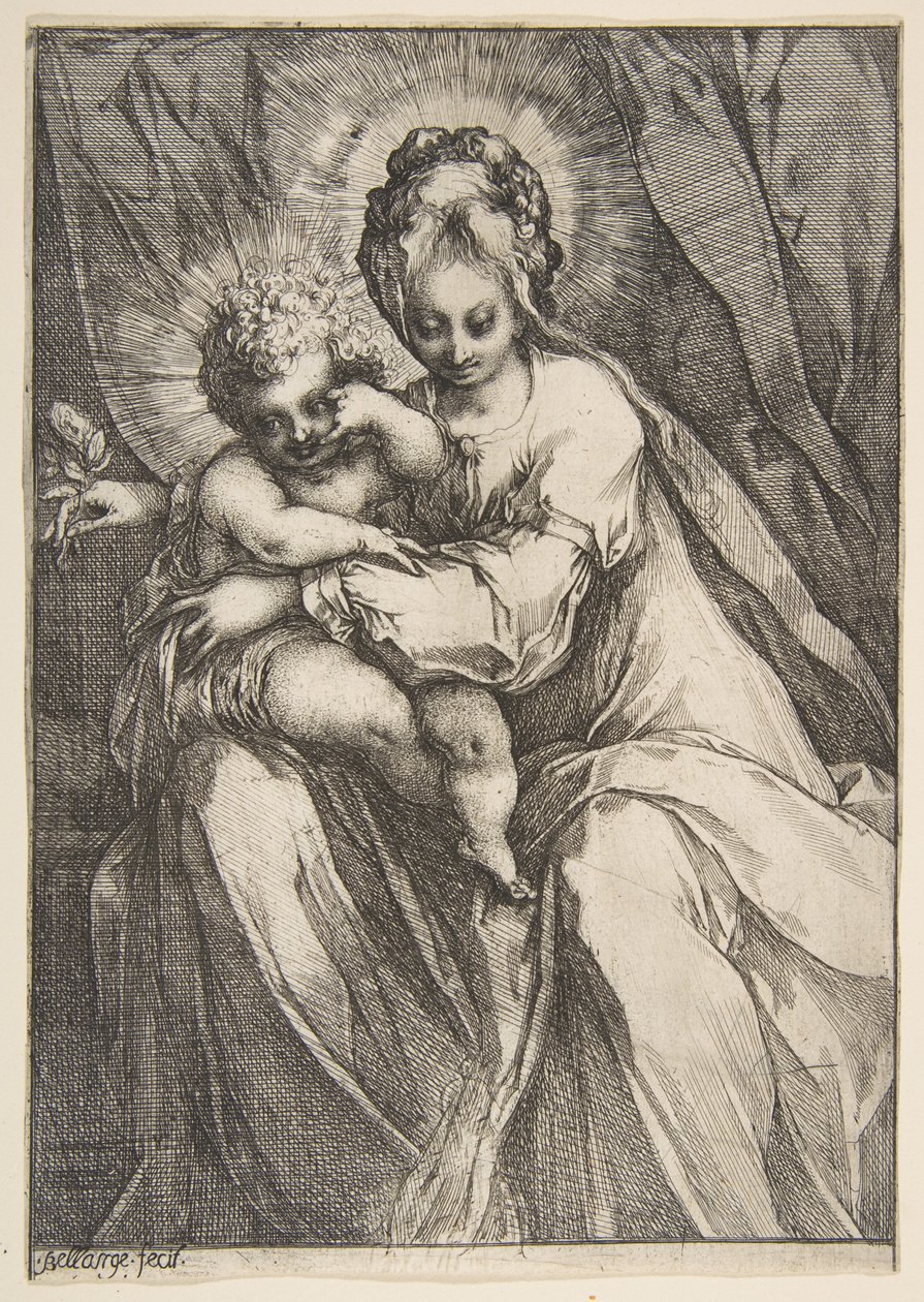 Madonna with a Rose, 1595-1616 by Jacques Bellange