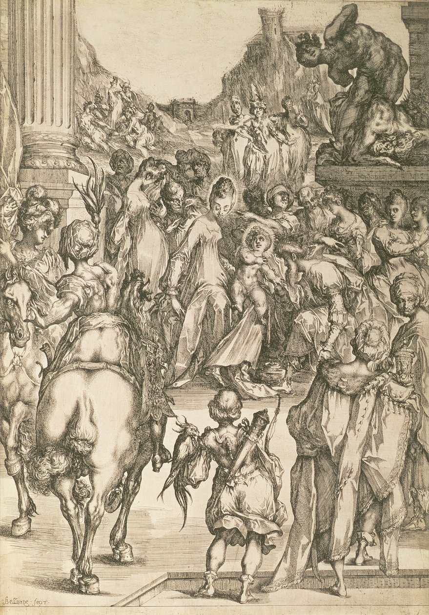 The Adoration of the Magi by Jacques Bellange