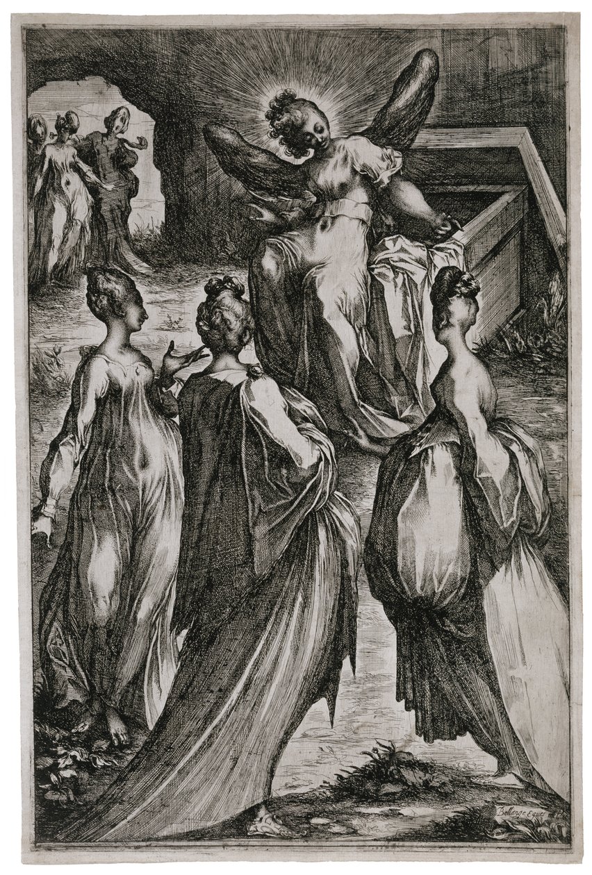 The Holy Women at the Sepulchre by Jacques Bellange