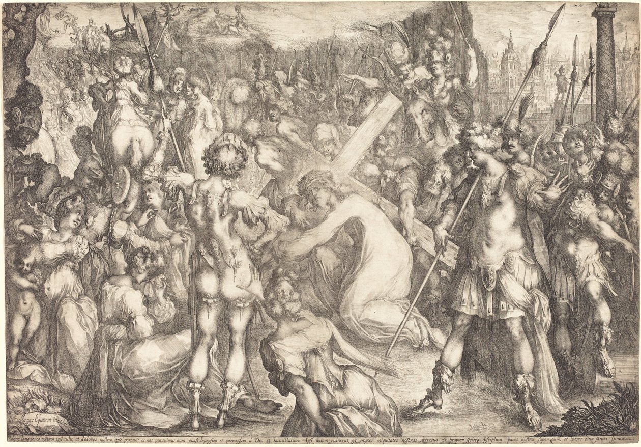The Road to Calvary by Jacques Bellange