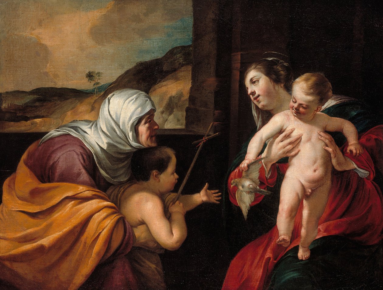Virgin and Child with Saint Elizabeth and the Infant Saint John the Baptist, 1628-29 by Jacques Blanchard
