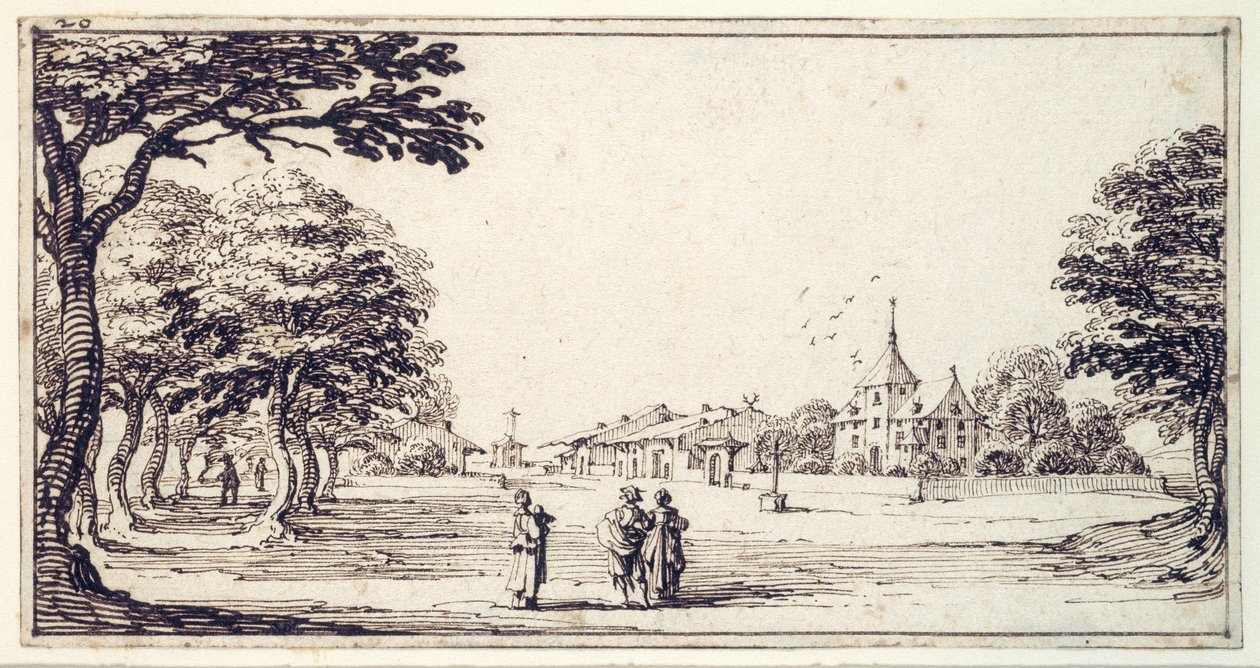 A street in Bainville-sur-Madon, with Callot