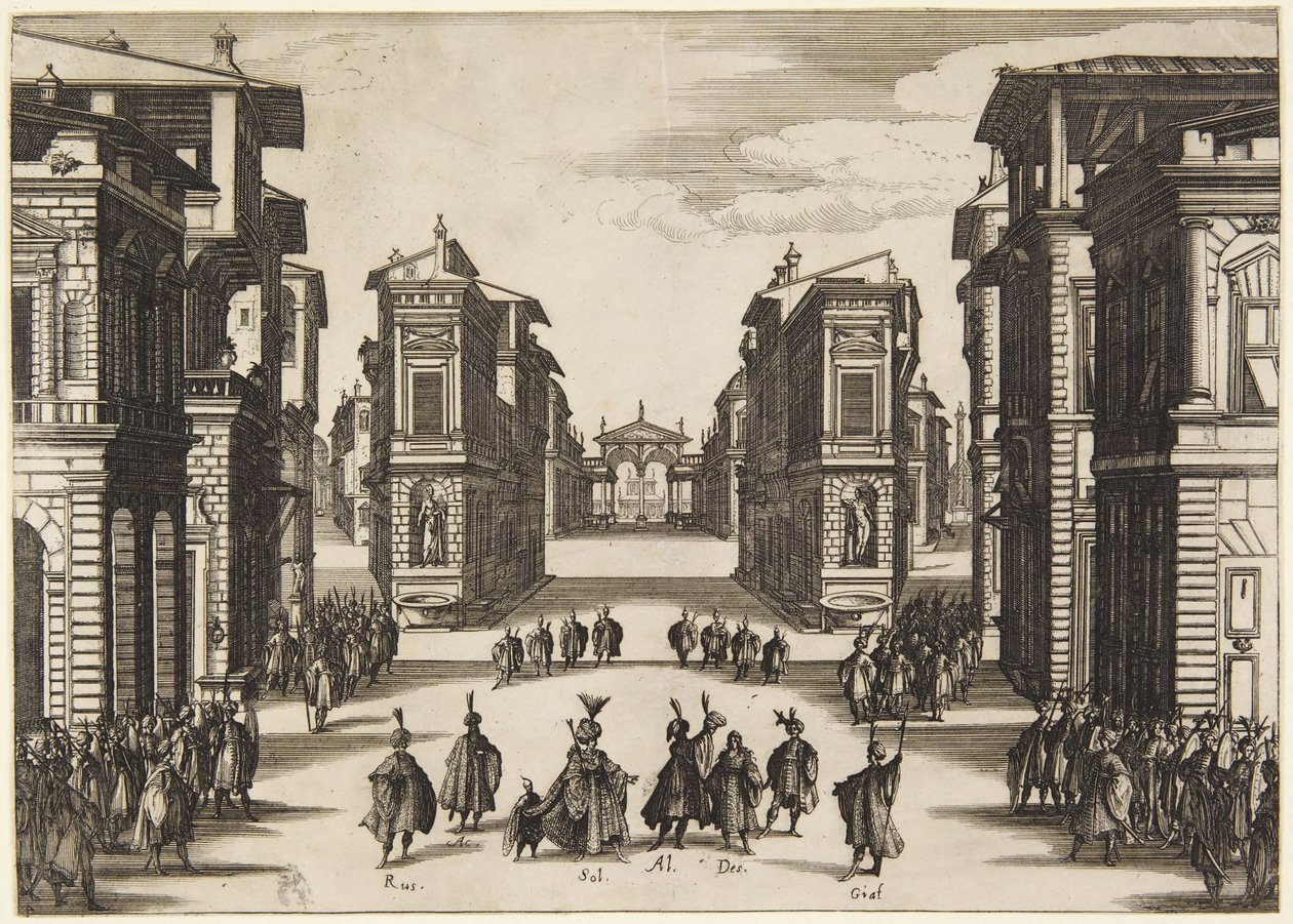 Act 4, from the series Soliman by Jacques Callot