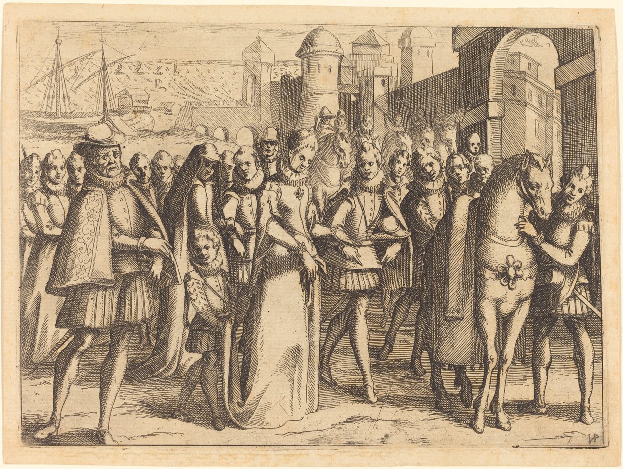 Arrival at Valencia by Jacques Callot