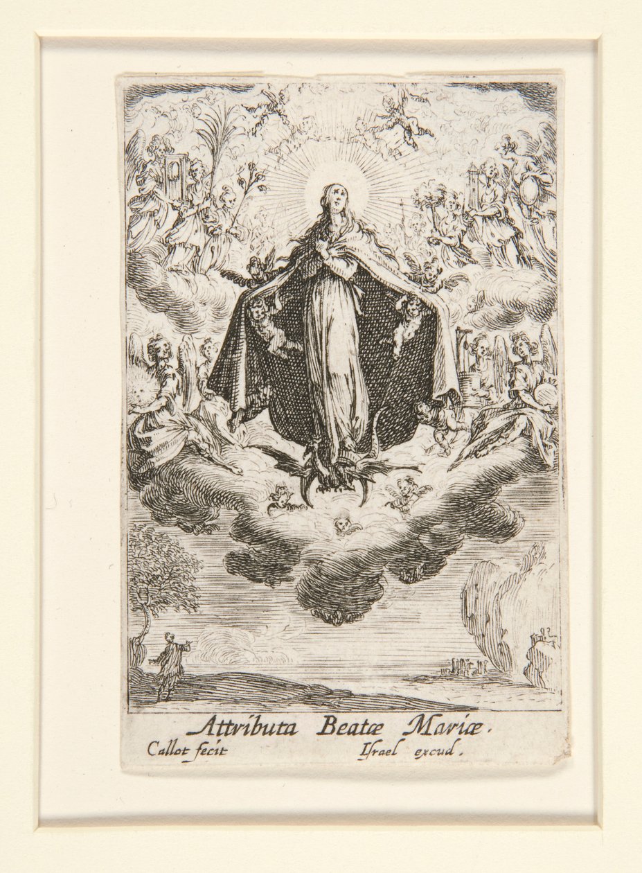 Attributions of the Virgin, no. 14 from The Life of the Virgin by Jacques Callot