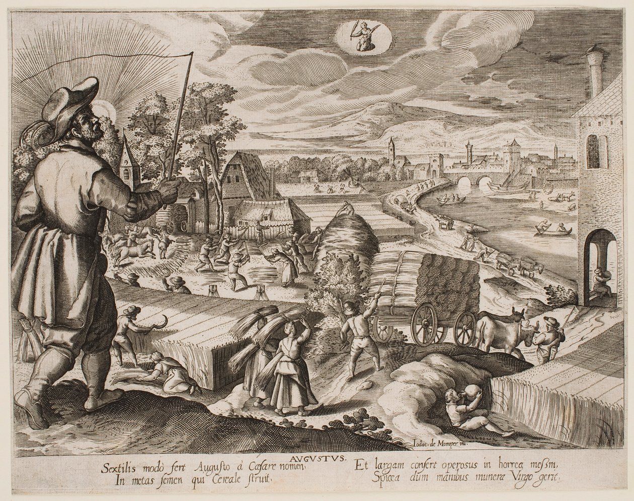 August, from the series “The Months” by Jacques Callot