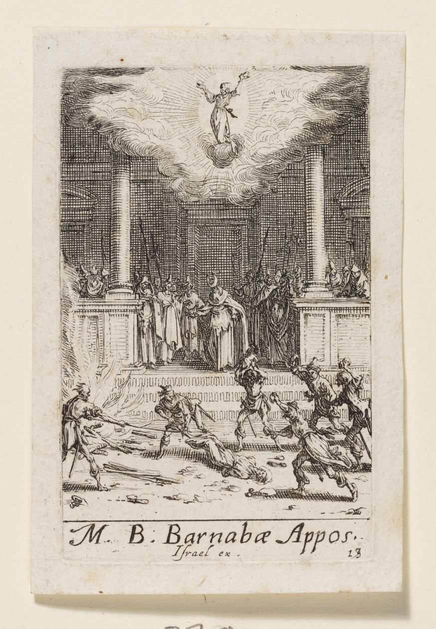 Barnabas the Apostle by Jacques Callot