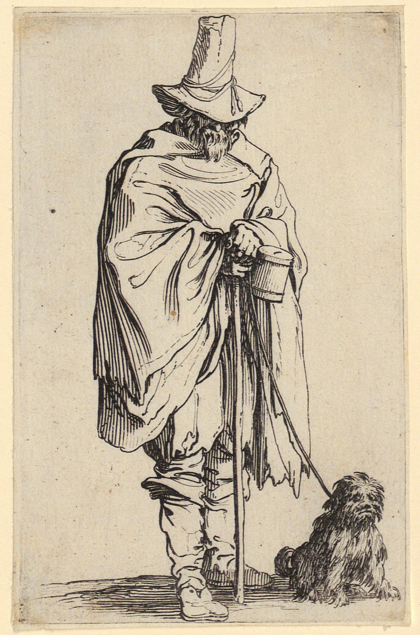 Blind Man and His Dog, Plate 22 from the Series 