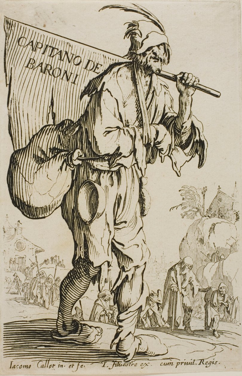 Captain of the Barons, Frontispiece to The Beggars by Jacques Callot