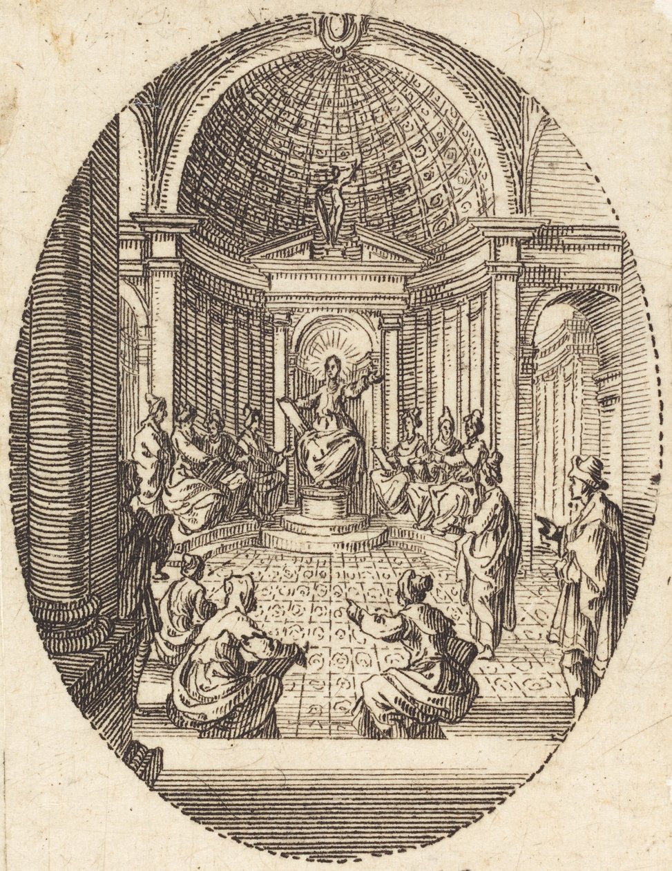 Christ among the Doctors by Jacques Callot