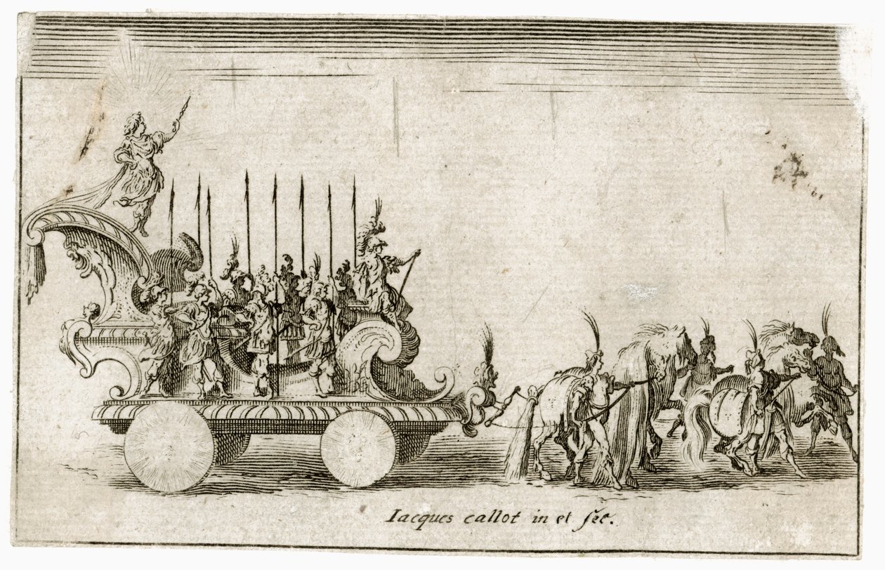 Combat at the Barrier: Entry of His Highness Duke Charles IV, Representing the Sun by Jacques Callot