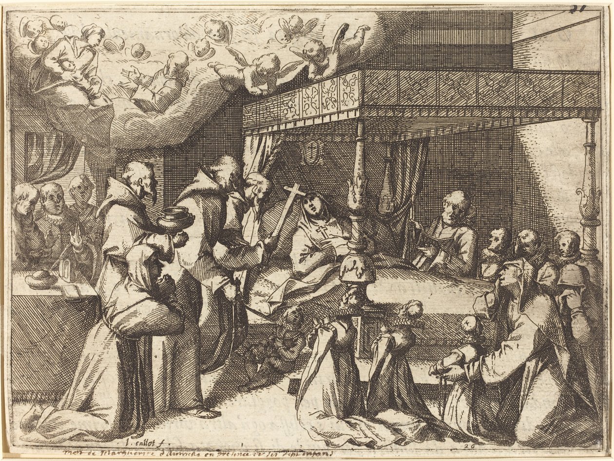 Death of the Queen by Jacques Callot