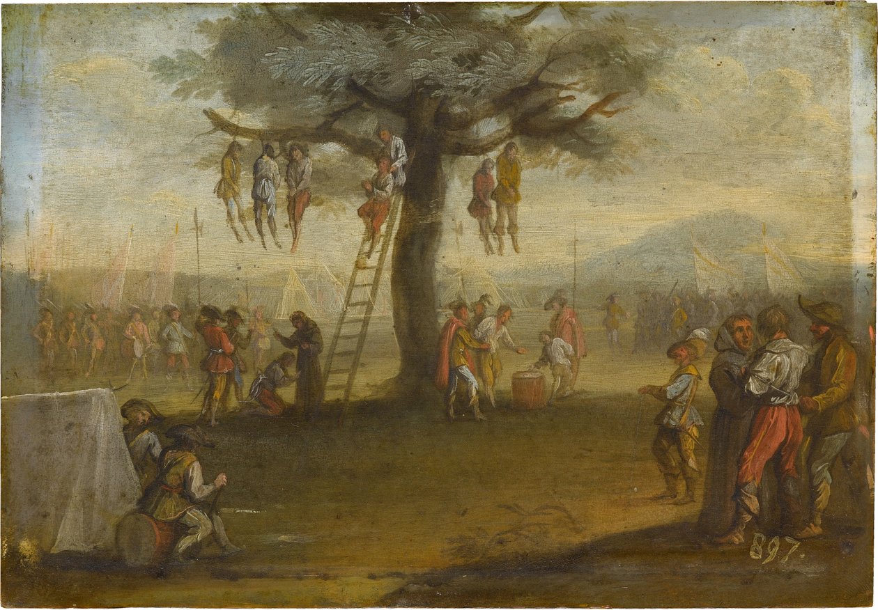 The Gallows Tree by Jacques Callot