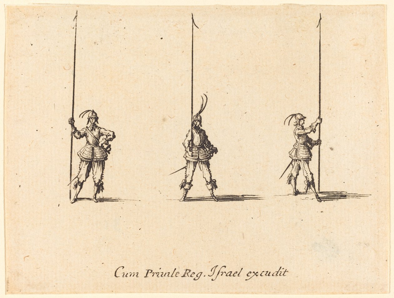 Drill with Raised Pikes by Jacques Callot