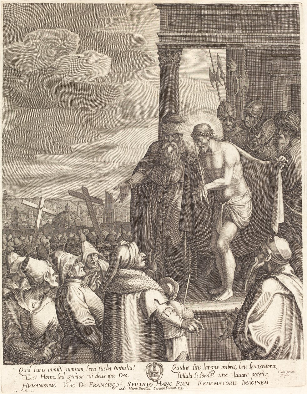 Ecce Homo, 1613 by Jacques Callot