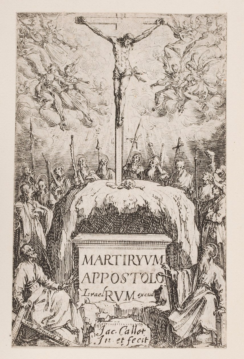 Frontispiece; No. 1 from the Martyrdom of the Apostles by Jacques Callot