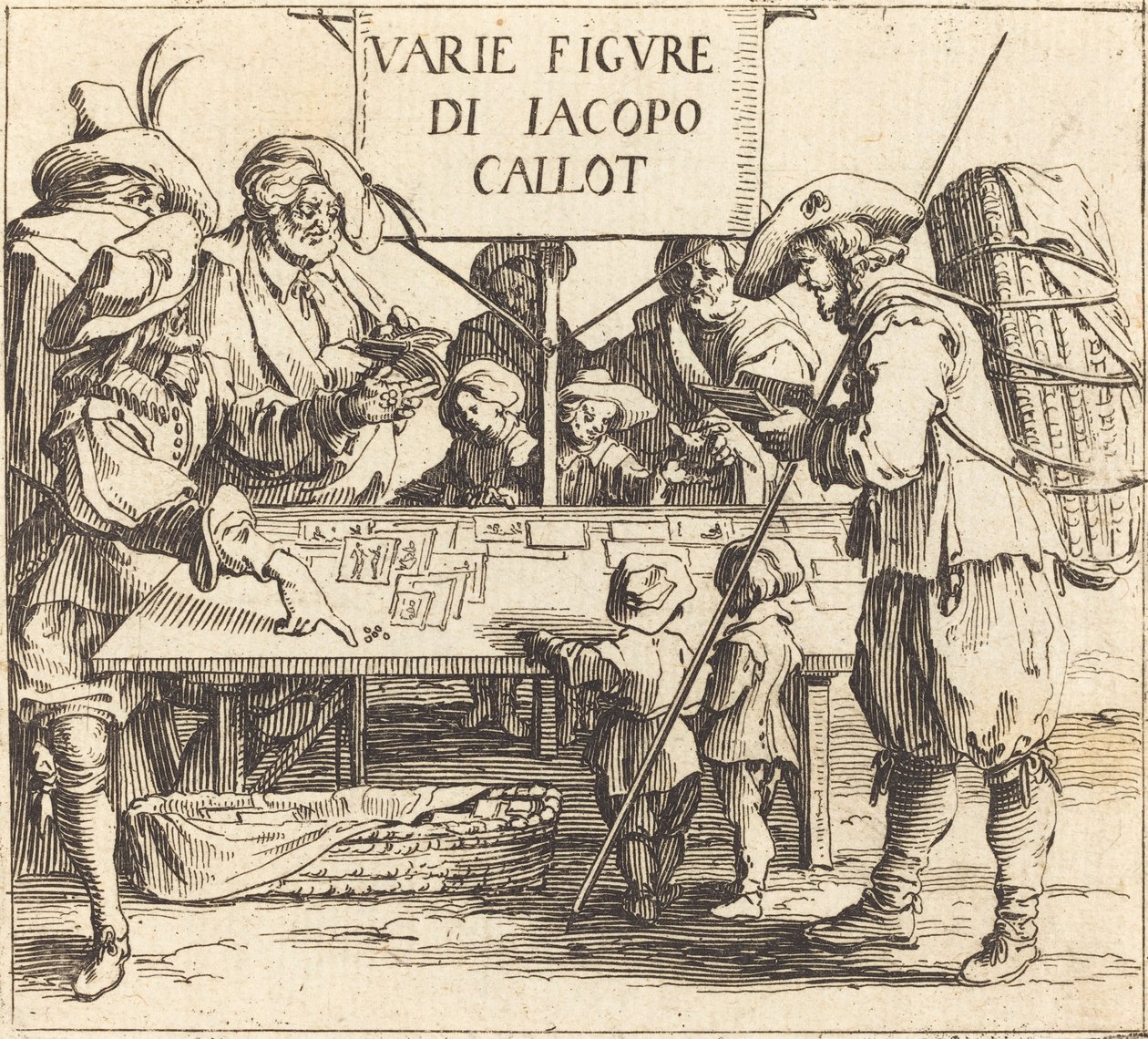 Frontispiece for Varie Figure, c. 1621 by Jacques Callot
